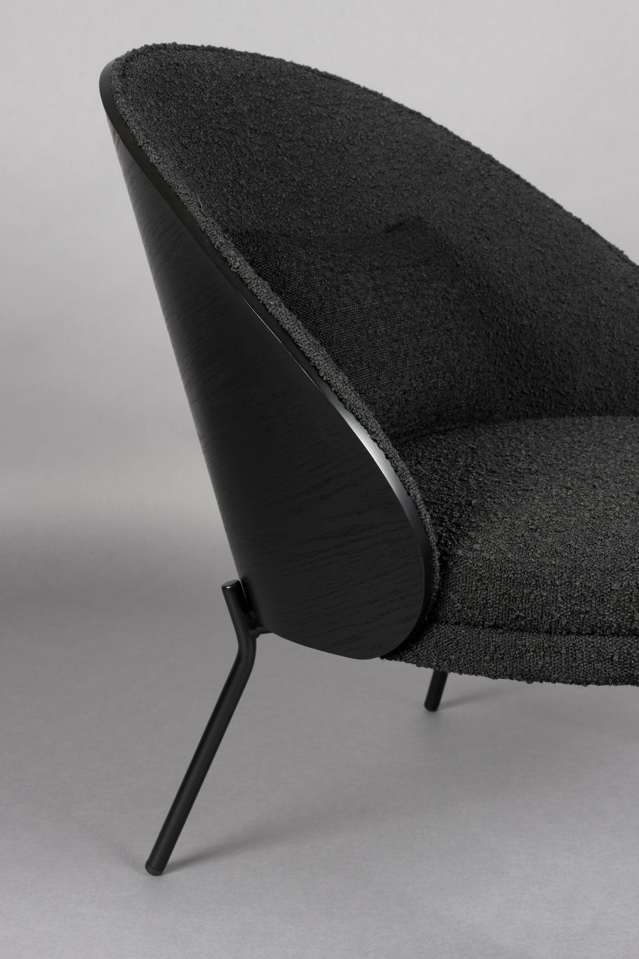 Rodin fauteuil bouclé black