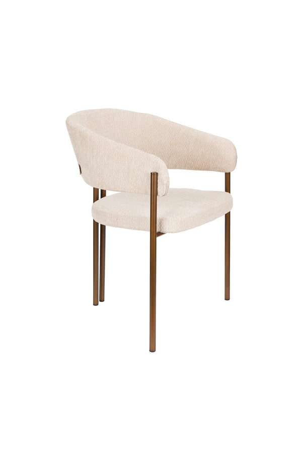 Stoel Naida Beige (set van 2)