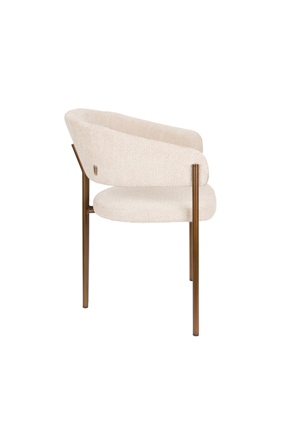 Stoel Naida Beige (set van 2)