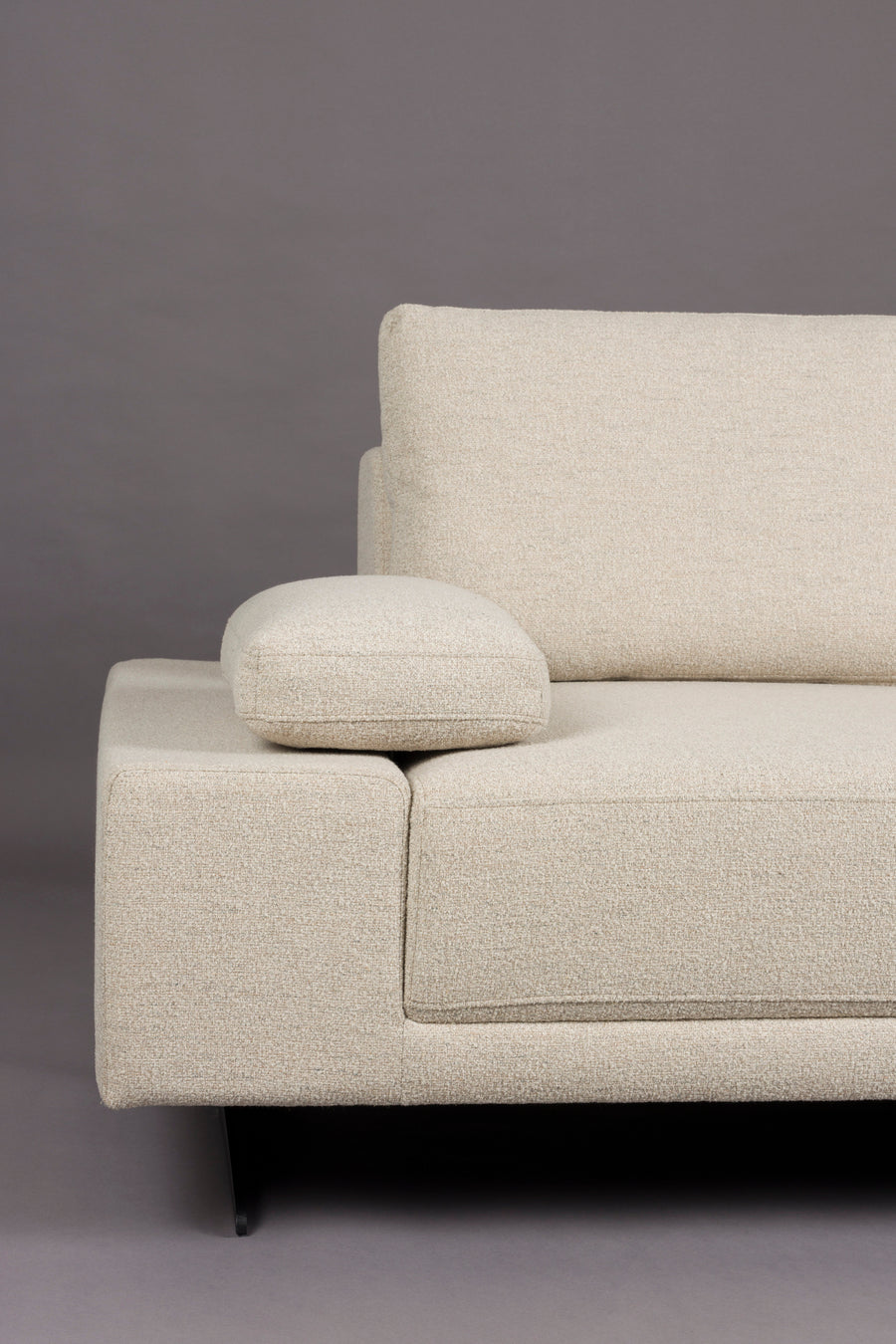 Shelly 3-zitsbank rechts chaise longue off-white