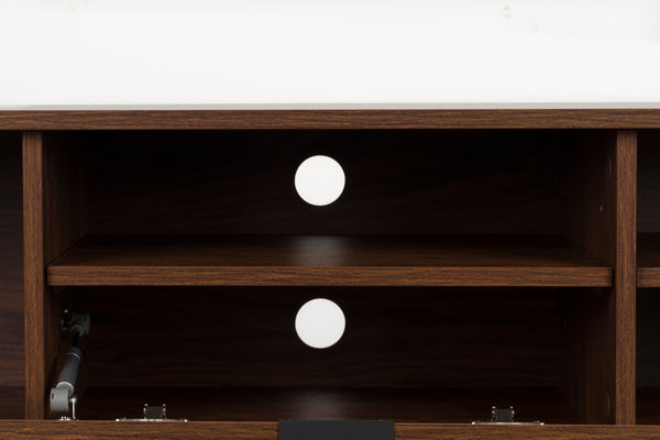 Dressoir Flux Notenhout Laag