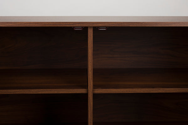 Kast Flux Notenhout Laag