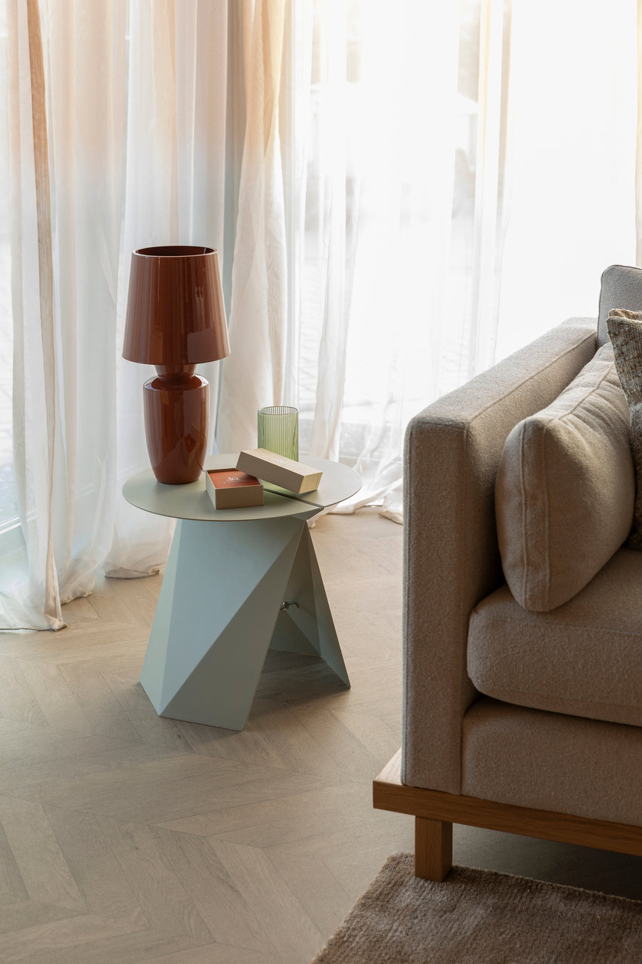 Zijtafel Foldy Beige