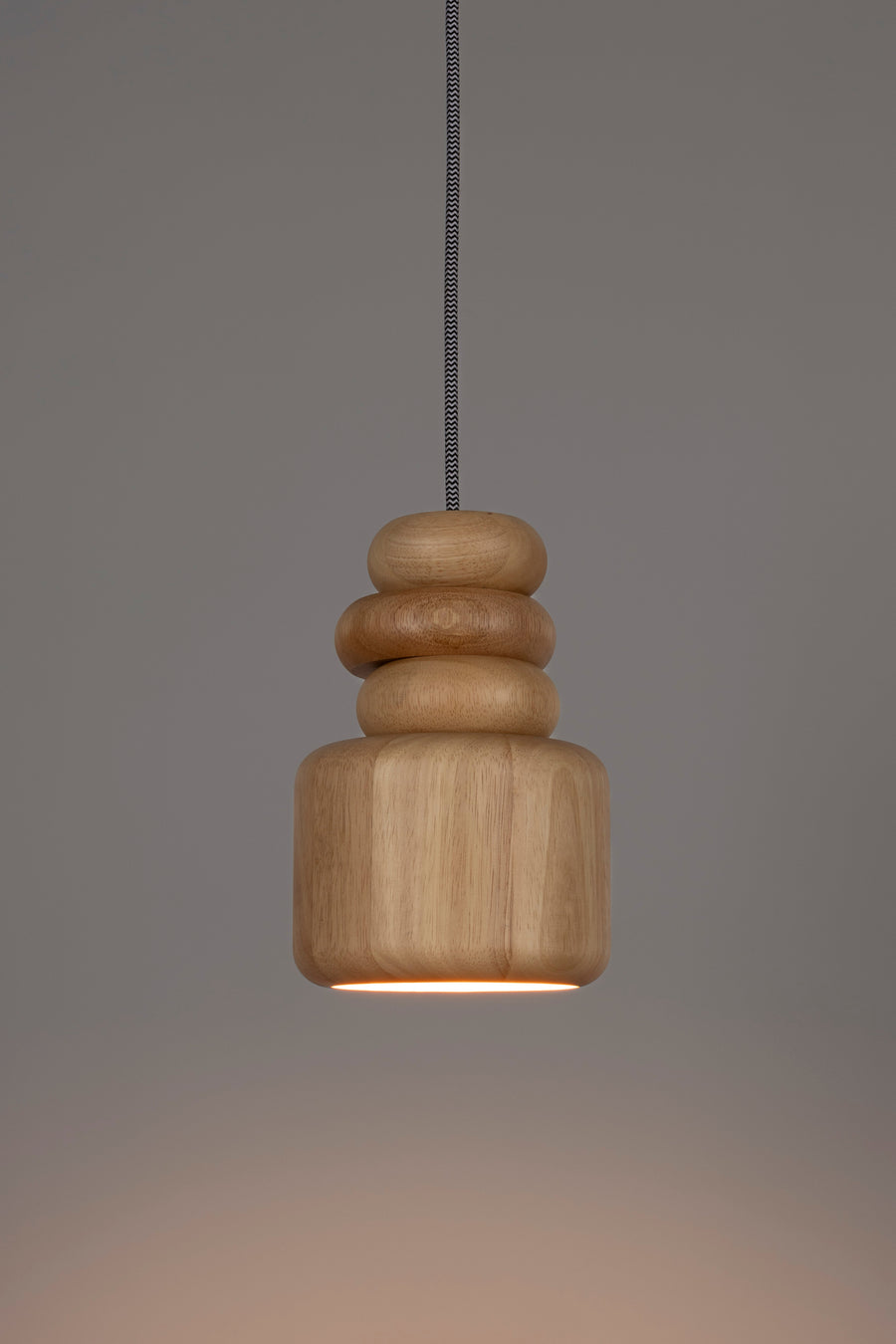 Hanglamp Dicky Naturel Eiken (set van 4)