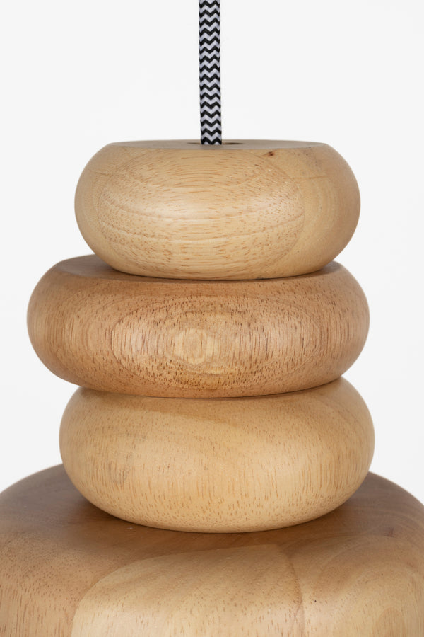 Hanglamp Dicky Naturel Eiken (set van 4)