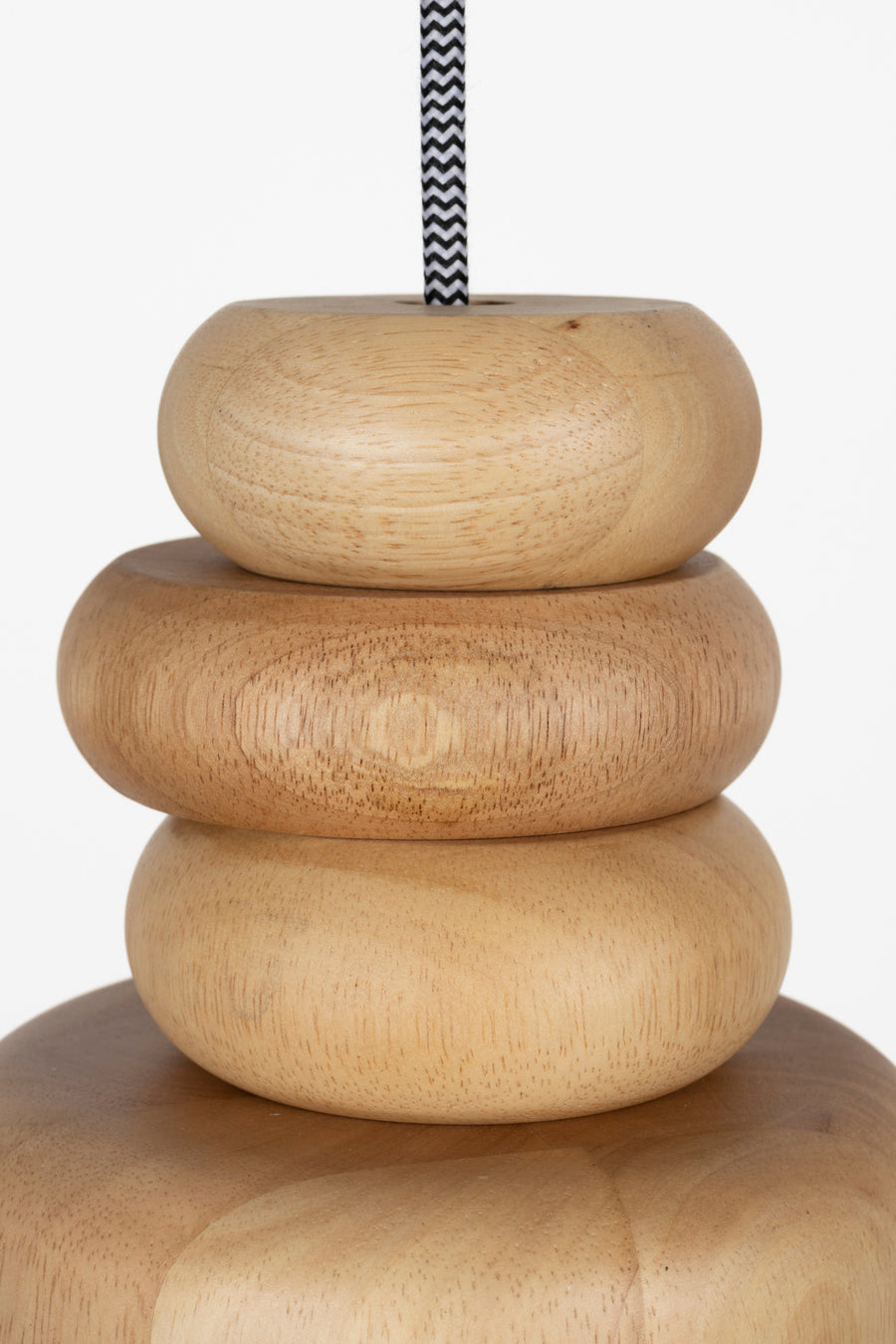 Hanglamp Dicky Naturel Eiken (set van 4)