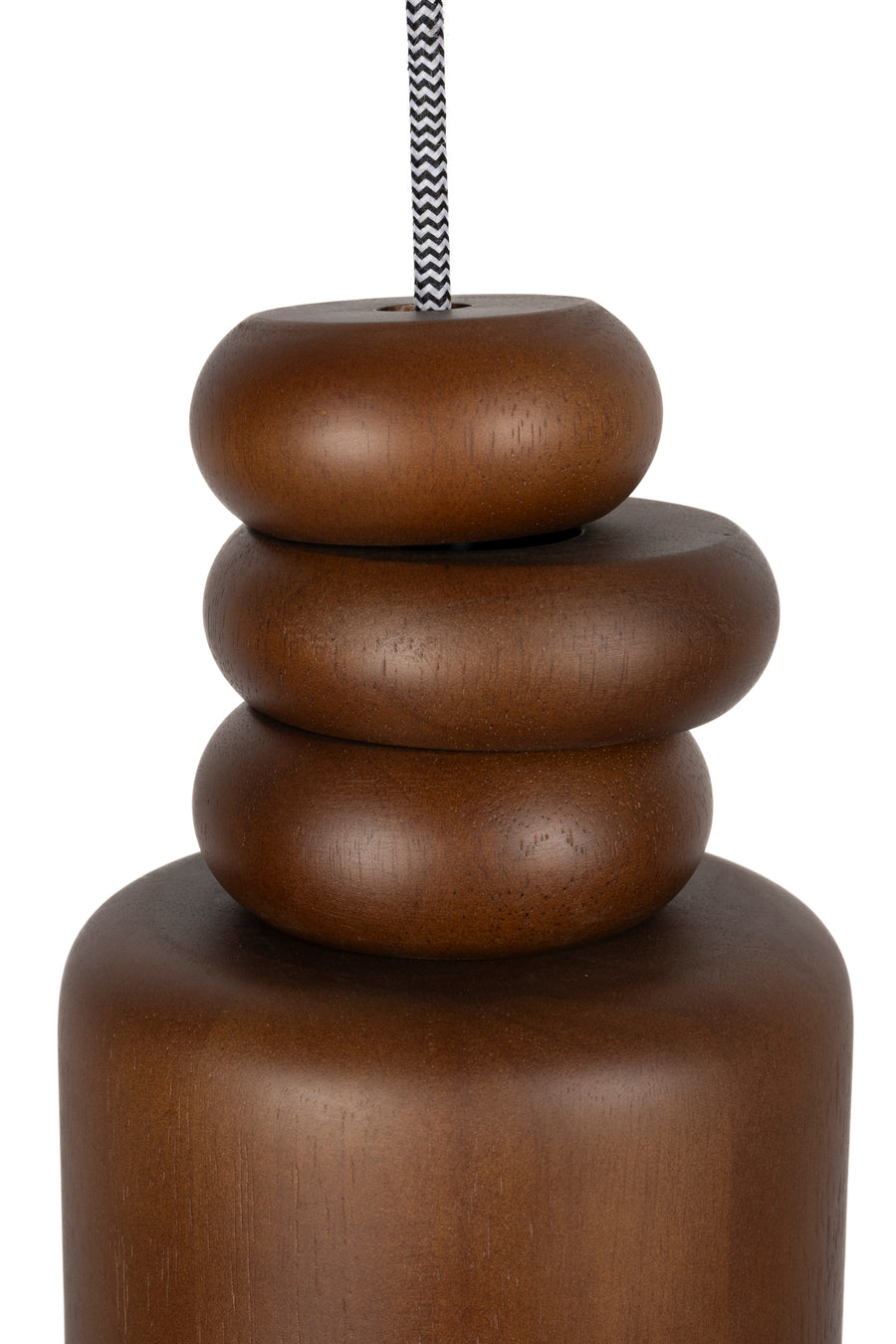 Hanglamp Dicky Notenhout (set van 4)