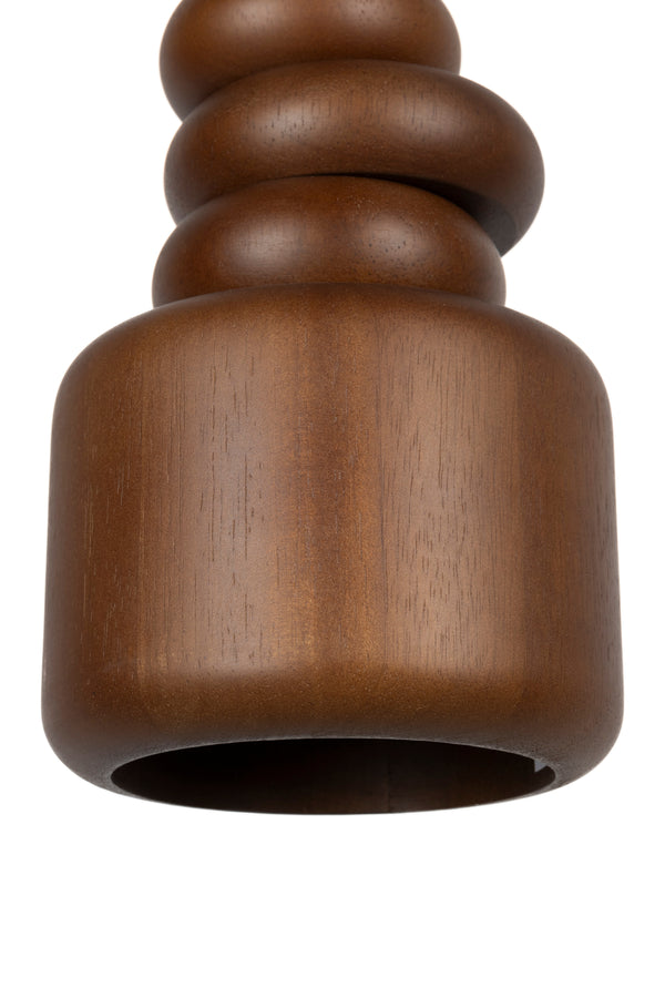 Hanglamp Dicky Notenhout (set van 4)