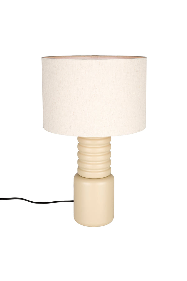 Six tafellamp beige