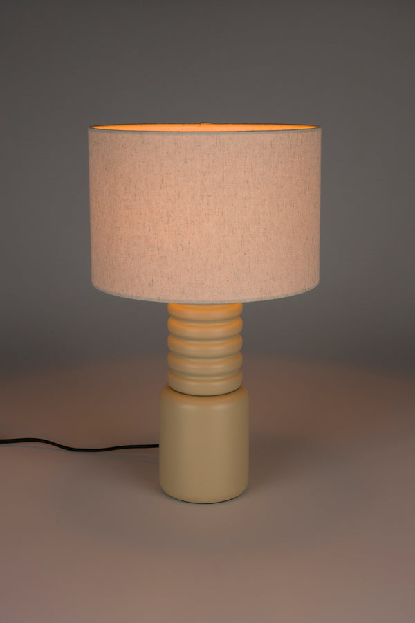 Six tafellamp beige