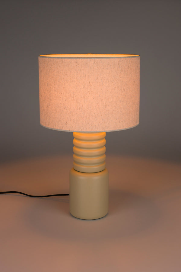Six tafellamp beige