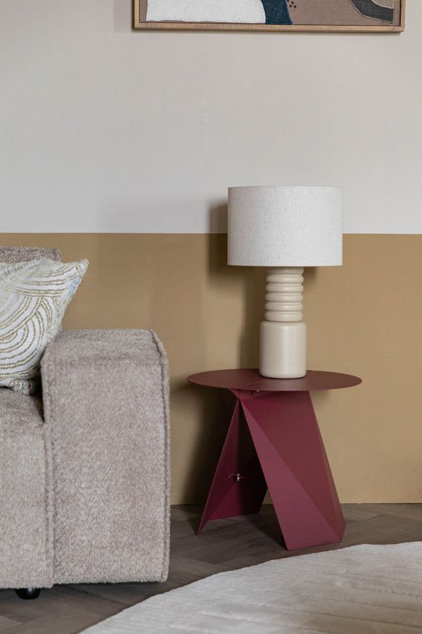 Six tafellamp beige
