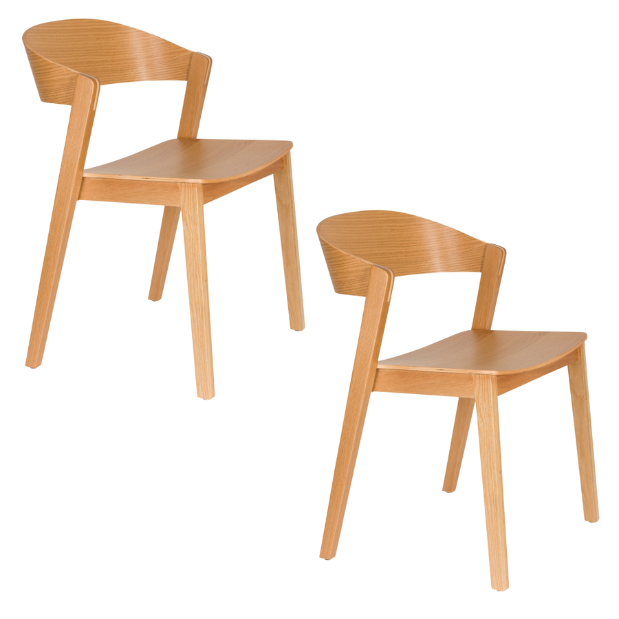 Stoel Wooz Naturel (set of 2)