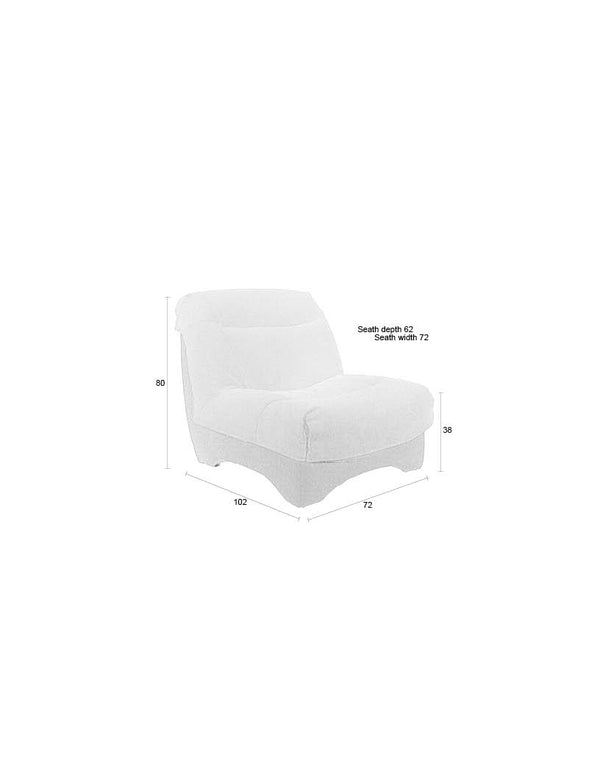 Loungestoel Twister Beige