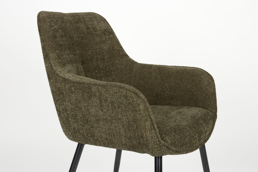 Stoel Jez Groen (set of 2)