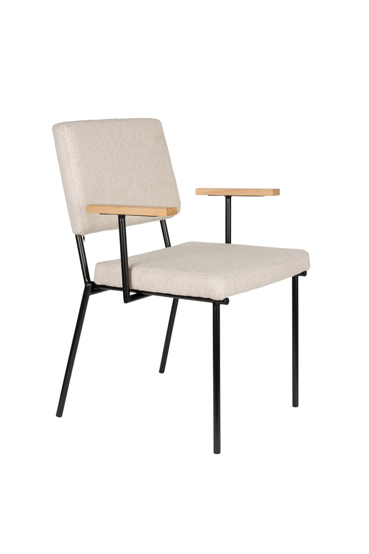 Fauteuil Fellow Gebroken wit (set van 2)