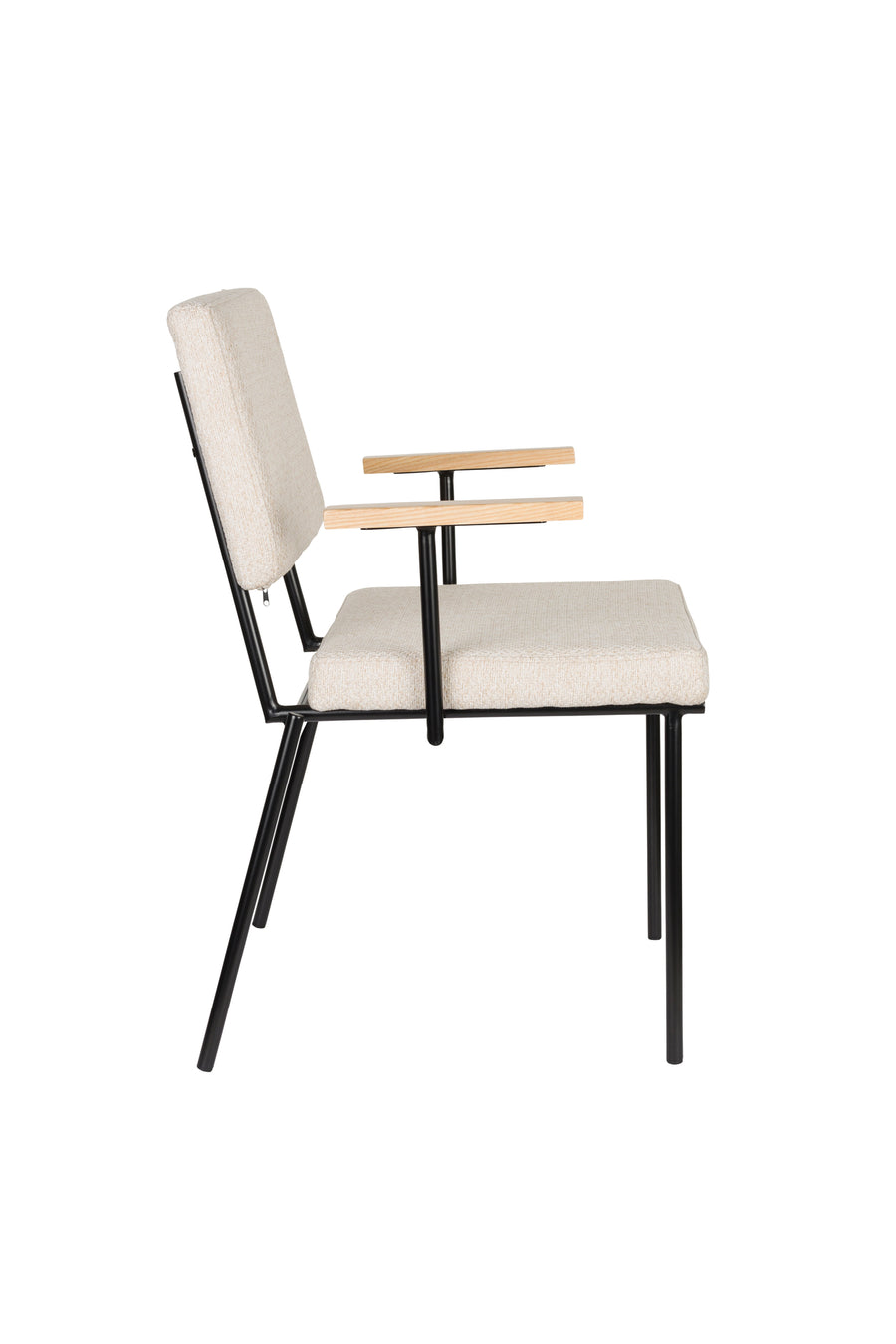 Fauteuil Fellow Gebroken wit (set van 2)