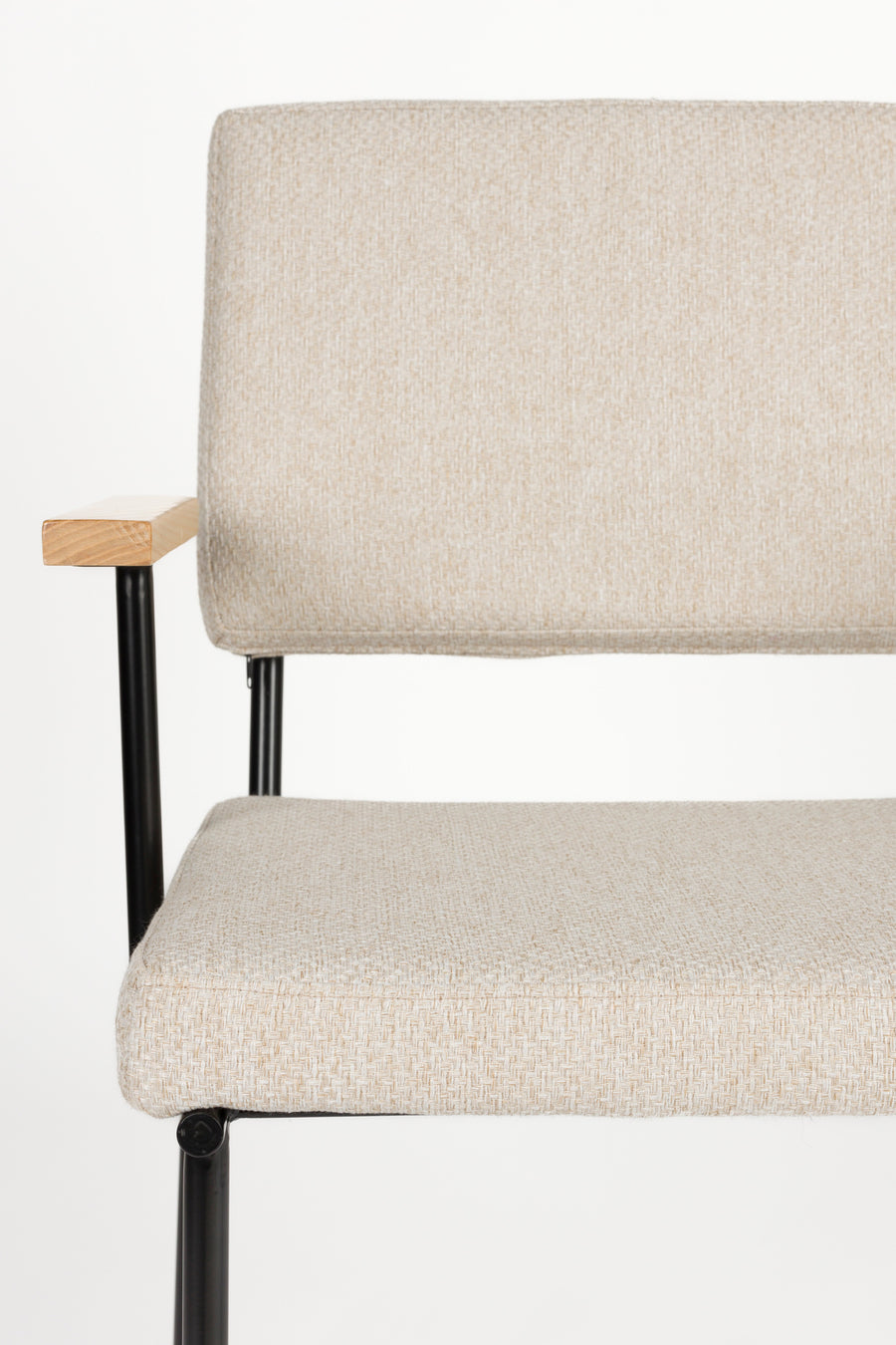 Fauteuil Fellow Gebroken wit (set van 2)