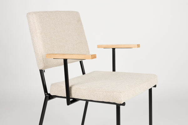 Fauteuil Fellow Gebroken wit (set van 2)
