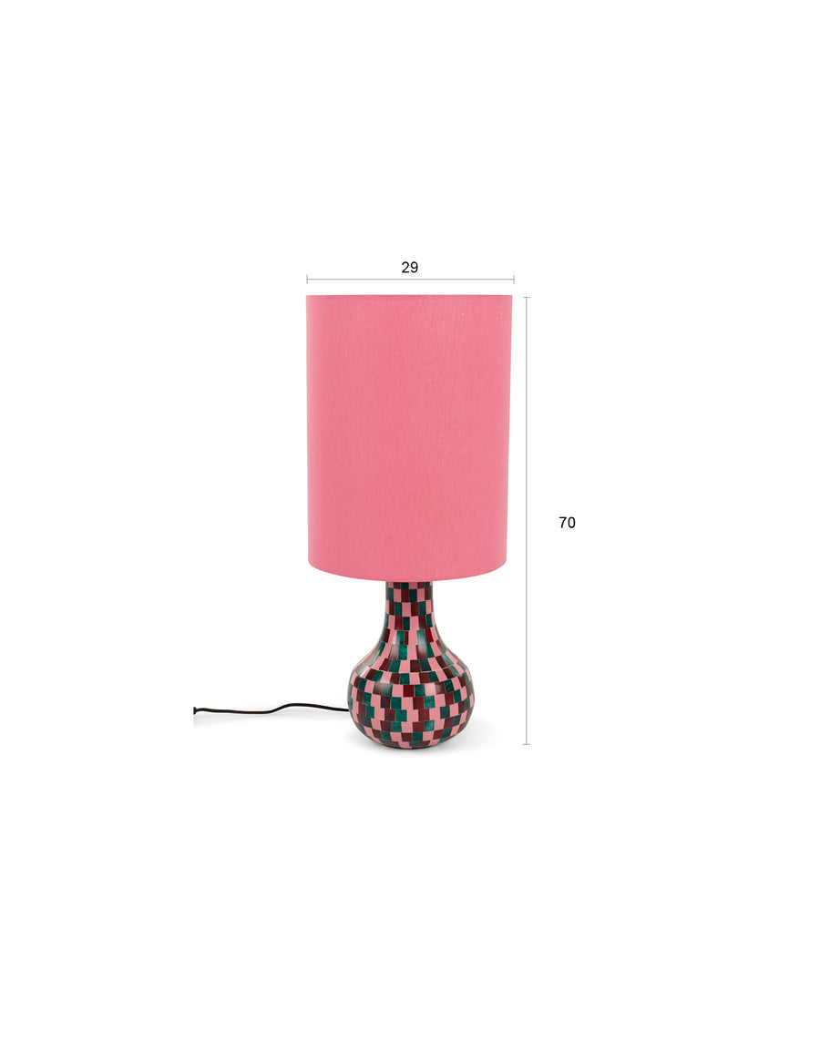 Tafellamp don't be afraid of colour roze