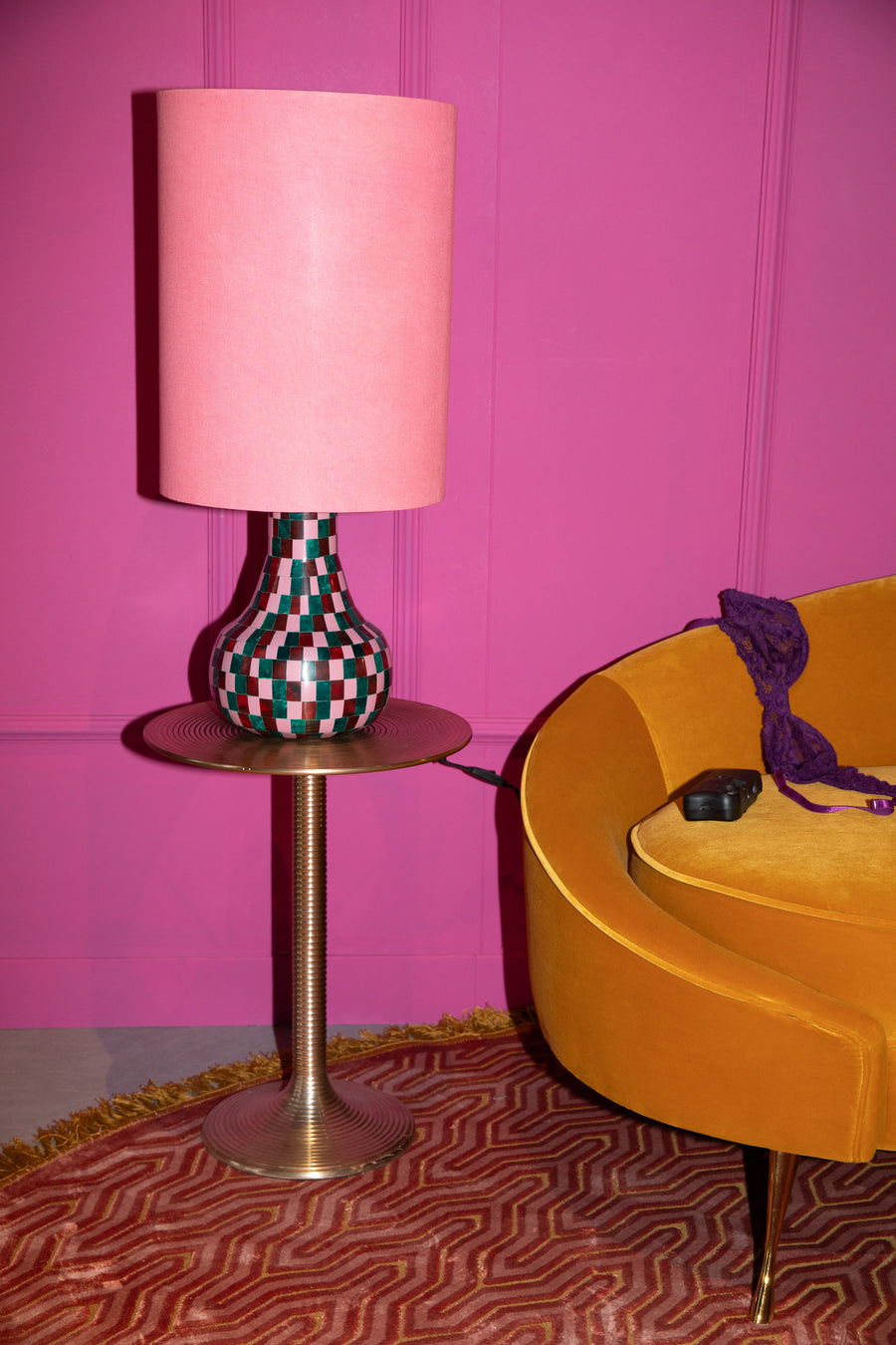 Tafellamp don't be afraid of colour roze