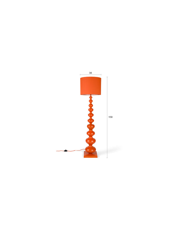 Vloerlamp when orange is king