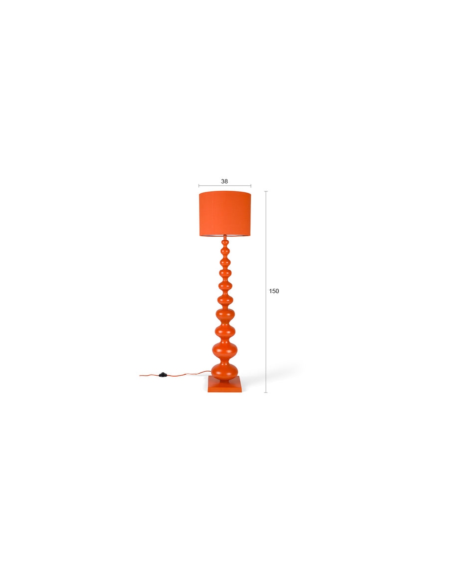 Vloerlamp when orange is king