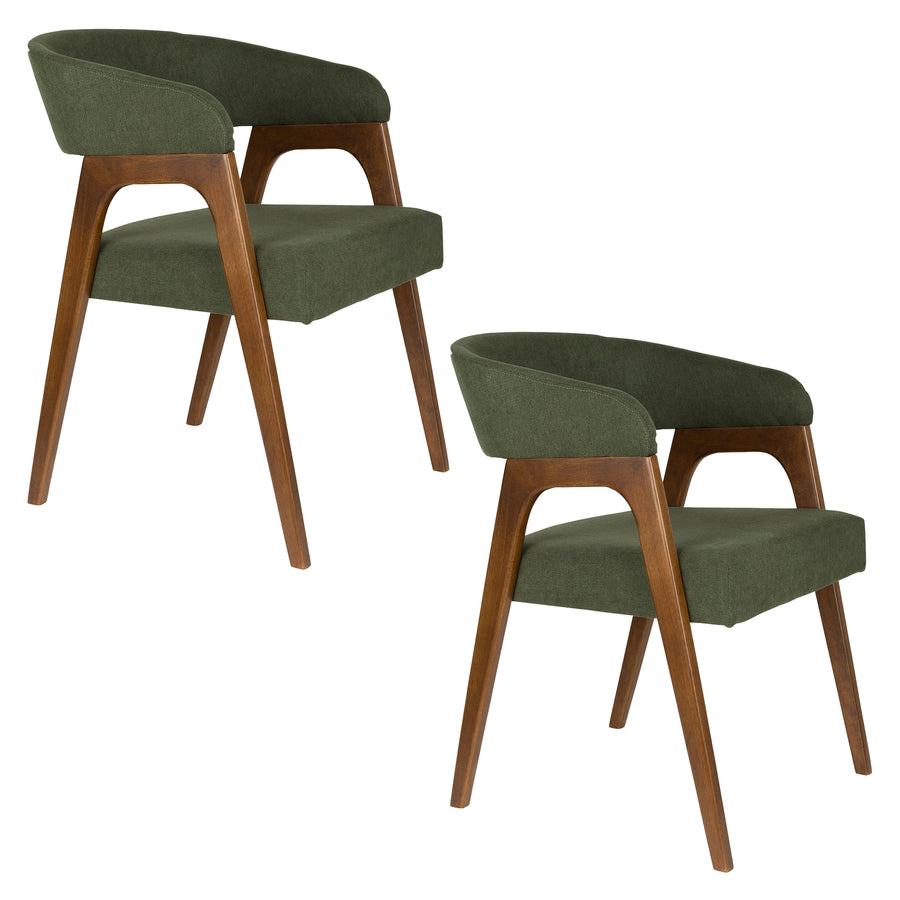 Fauteuil Adamello Groen (set van 2)