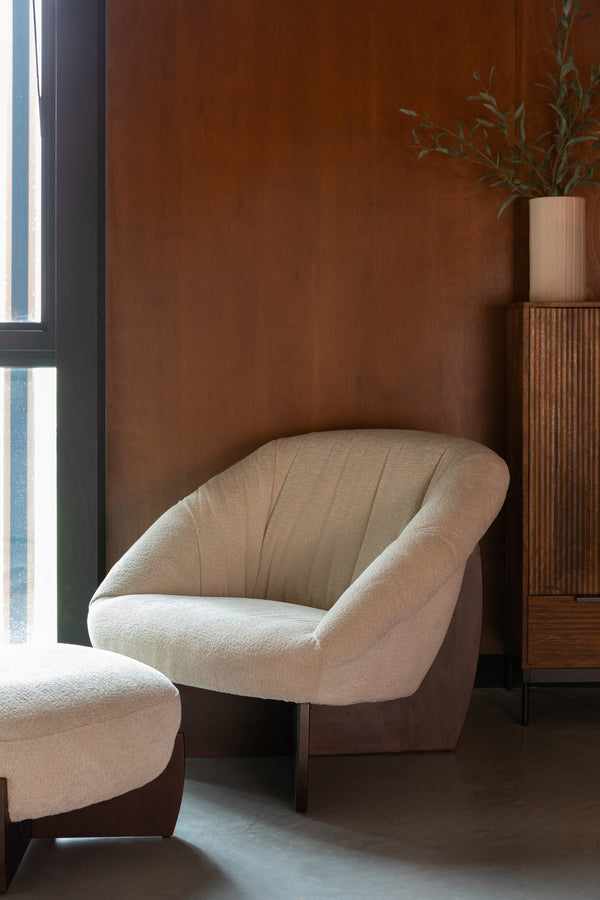 Emilius fauteuil beige