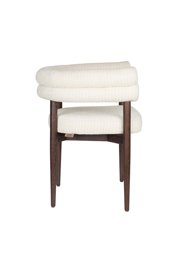 Sela eetkamerstoel armleuning off white