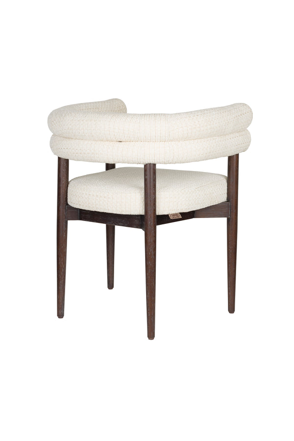 Sela eetkamerstoel armleuning off white
