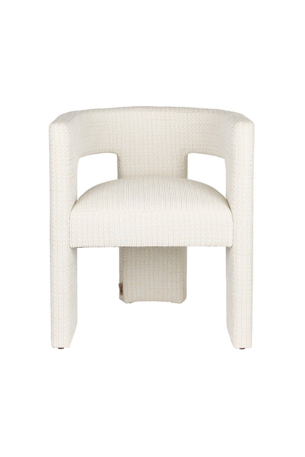 Medina eetkamerstoel armleuning beige