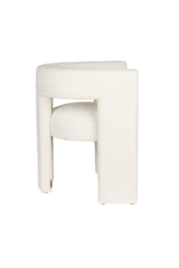 Medina eetkamerstoel armleuning beige