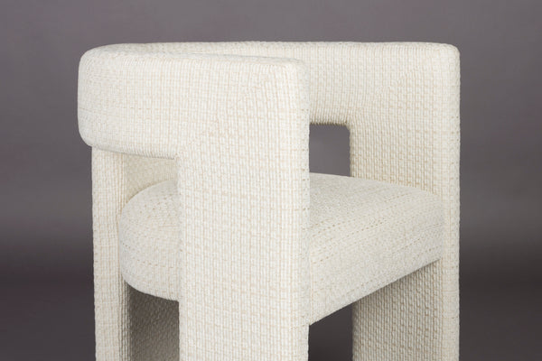 Medina eetkamerstoel armleuning beige