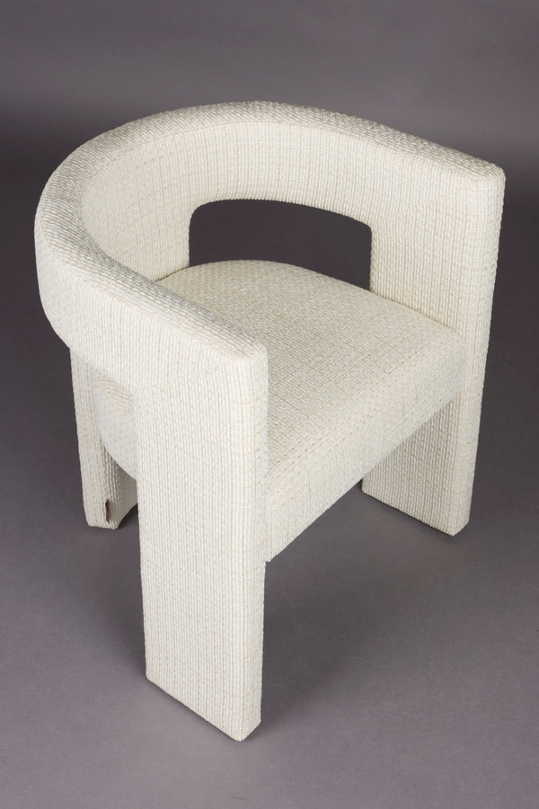 Medina eetkamerstoel armleuning beige