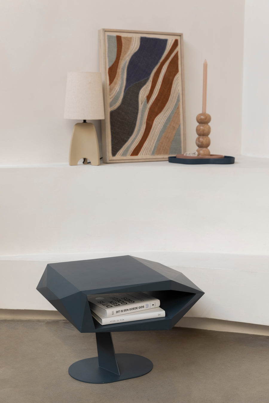 North bijzettafel blauw