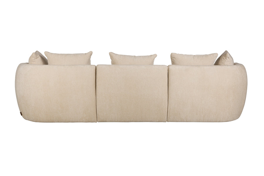 Rocca 4,5-zitsbank latte/ beige