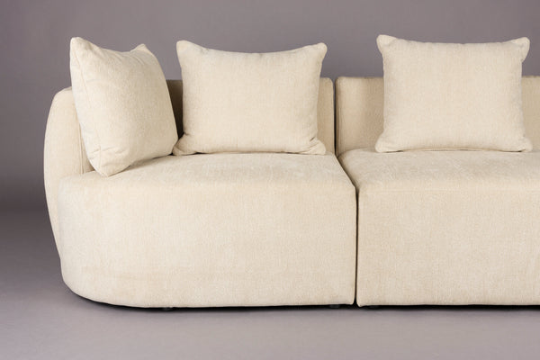 Rocca 4,5-zitsbank latte/ beige