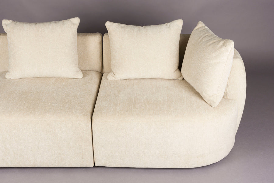 Rocca 4,5-zitsbank latte/ beige