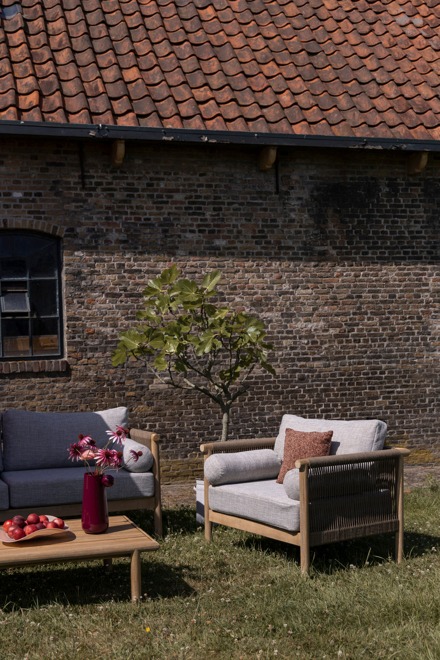 Buitenloungestoel Oasis (set van 2)