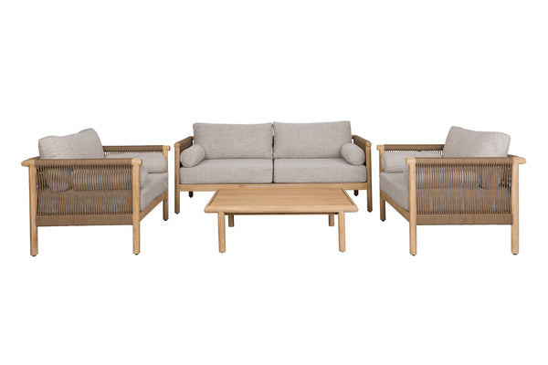 Tuinset Oasis (bank + salontafel + 2 loungestoelen)