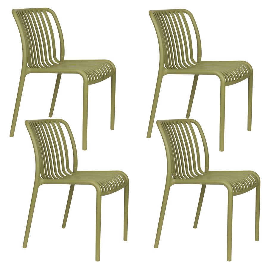 Buitenstoel Mante Groen (set of 4)