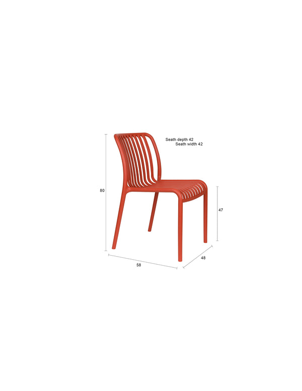 Buitenstoel Mante Terra (set of 4)