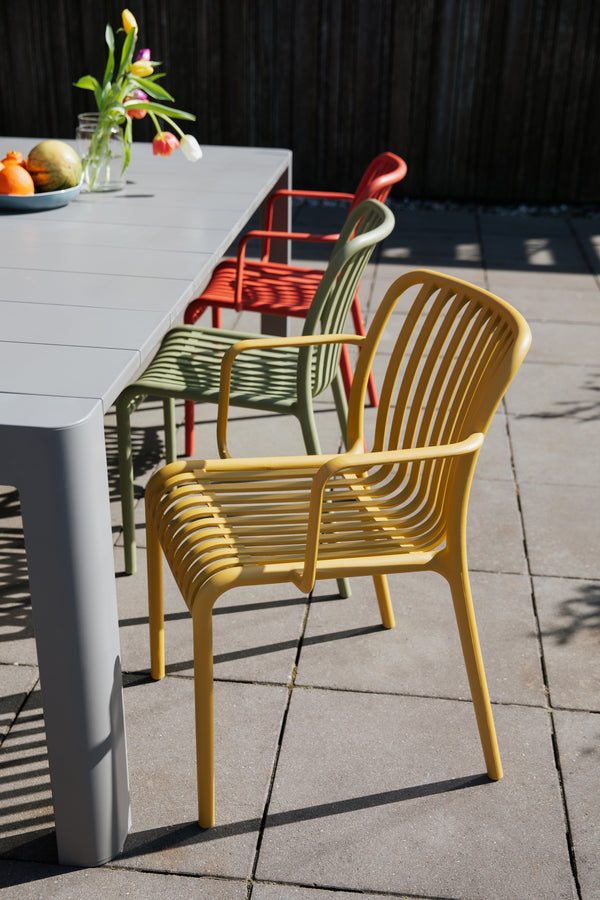 Buitenfauteuil Mante Oker (set of 4)