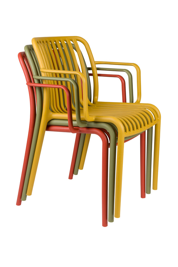 Buitenfauteuil Mante Oker (set of 4)