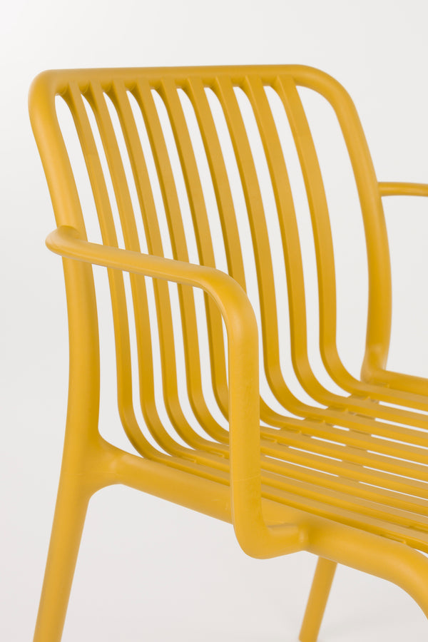 Buitenfauteuil Mante Oker (set of 4)