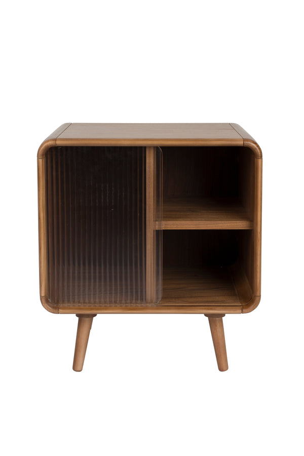 Zijtafel / Bedstandaard Rise Notenhout