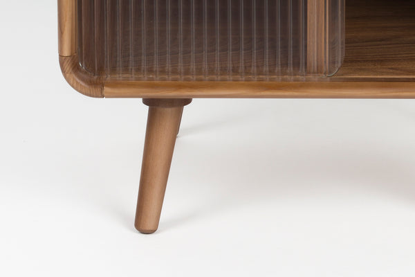 Zijtafel / Bedstandaard Rise Notenhout