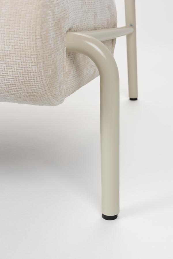 Lekima loungestoel off-white