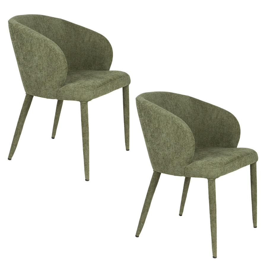 Stoel Tamsin Groen (set of 2)